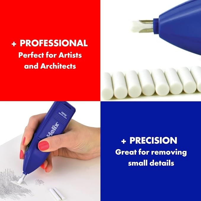 Helix - Professional Automatic Eraser - Precise and Efficient Blue