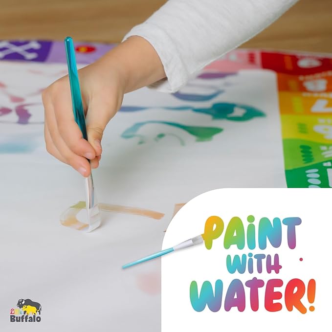 Little Buffalo Jumbo Rainbow Water Doodle Mat