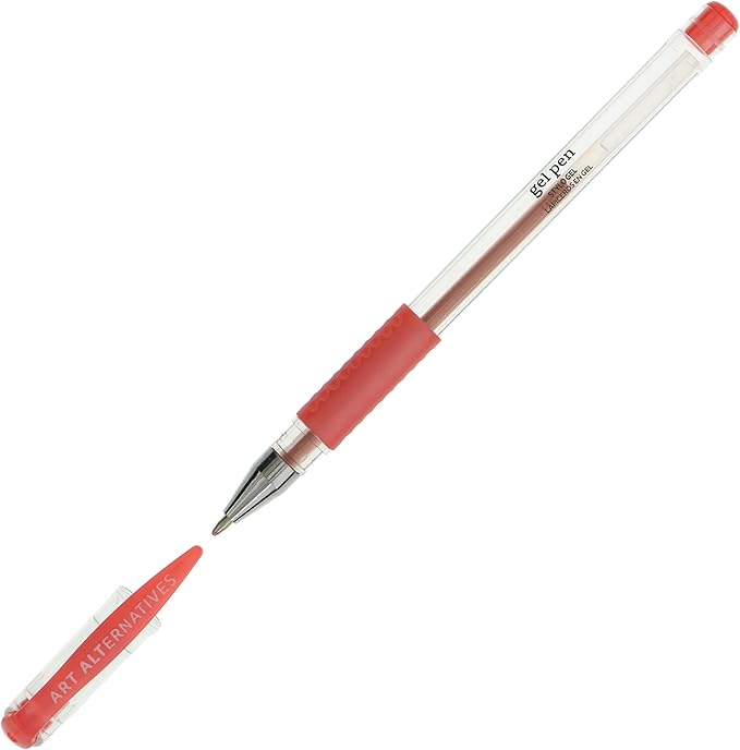 Art Alternatives Gel Pen, Metallic Rose - Ballpoint - Non-Smear + Quick Dry - Writing, Drawing, Coloring, Journal, Planner