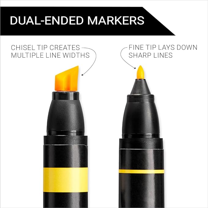 Prismacolor Premier Dual-Ended Art Markers Alcohol Marker Set 72 Count - Assorted Colors Perfect for Adult Coloring Drawing Art Supplies Bible Study Supplies
