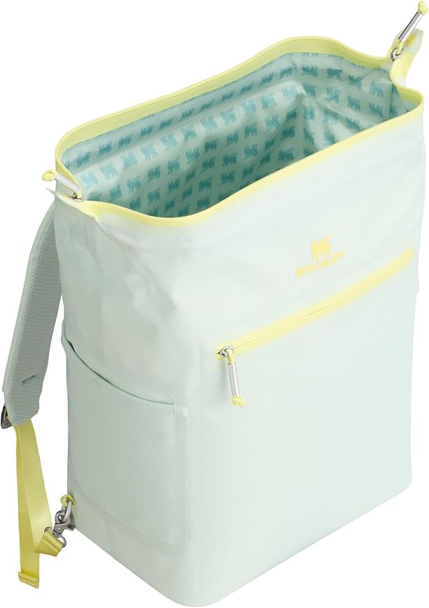 Stanley All Day Madeleine Backpack Soft Cooler 20 Can Cooler with Handle and Shoulder Straps Insulated Travel Bag with Zipper BPA-Free
