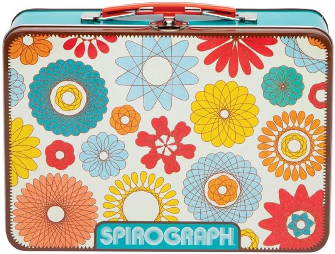 Spirograph Lunchbox Set –Arts and Crafts, Kids Toys, Art Supplies, Craft Supplies, Drawing Kit, Spiral Art, Classic Gear Design Kit, Case, Pens, Design Sheet Included, Ages 8+