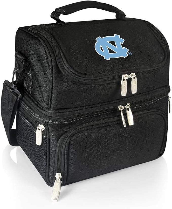 PICNIC TIME NCAA Nebraska Cornhuskers Pranzo Lunch Bag - Insulated Lunch Box with Picnic Set - Lunch Cooler Bag