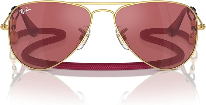 Ray-Ban Junior Kids' Rj9506s Metal Aviator Sunglasses