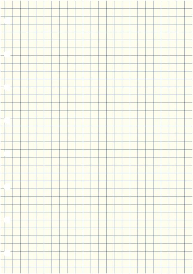 Filofax Notebooks A5 Quad Journal Refill, Movable, 8 1/4 x 5 13/16 inches, 32 Cream Sheets Fits Filofax Refillable A5 (B152905U)