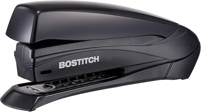 Bostitch Office Inspire 20 Sheet Stapler - One Finger, No Effort, Spring Powered Stapler - Black (1423)