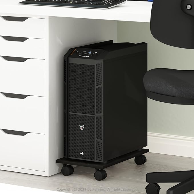 Furinno Turn-N-Tube 3-Tier Toolless Multipurpose Printer Stand Display Storage Shelf