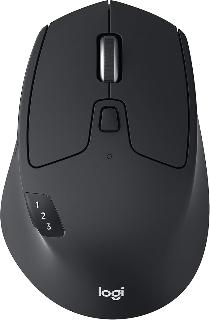 Logitech M720 Triathalon Multi-Device Wireless Mouse, Black