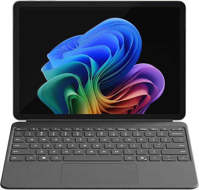 Microsoft Surface Pro Keyboard for Surface Pro 12" Device, Keyboard Only, Alcantara Material, Slate, Bold Keyset