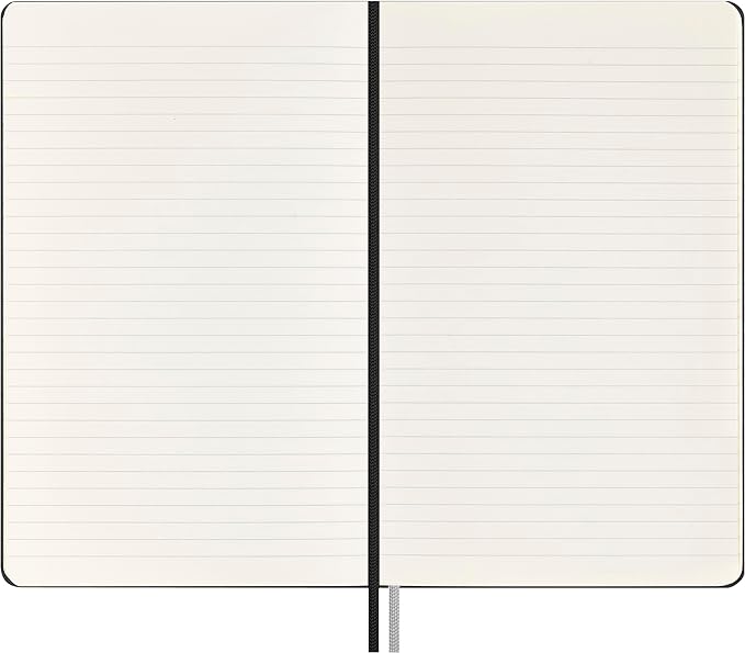 Moleskine Wizarding World Harry Potter Limited Edition Spells Collection, Lumos Notebook with glow in the dark special-effect, Hard Cover, Ruled, Large (5" x 8.25"), Black, 176 pages