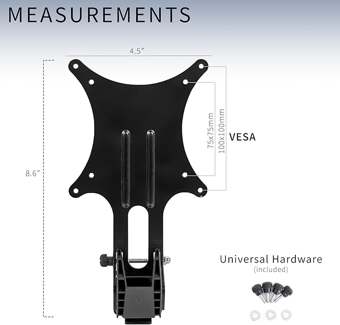 VIVO VESA Adapter Plate Bracket Designed for Asus VZ-Series Monitors VZ229HE, VZ229N, VZ239H-W, VZ249H, VZ249HE, VZ279H, VZ27AQ, VZ239HE, and VZ279HE, MOUNT-ASVZ01