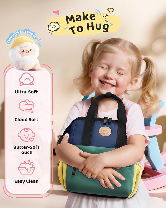 LOVEVOOK Toddler Backpack for Boys 2-4, Small Preschool Backpack for Boys, Lightweight Travel Kids Backpacks for Kindergarten, Mini Daycare Bookbag with Chest Buckle