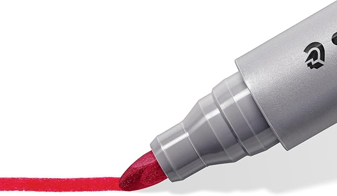STAEDTLER 356 WP4-1 Lumocolor Flipchart Markers (Pack of 4)