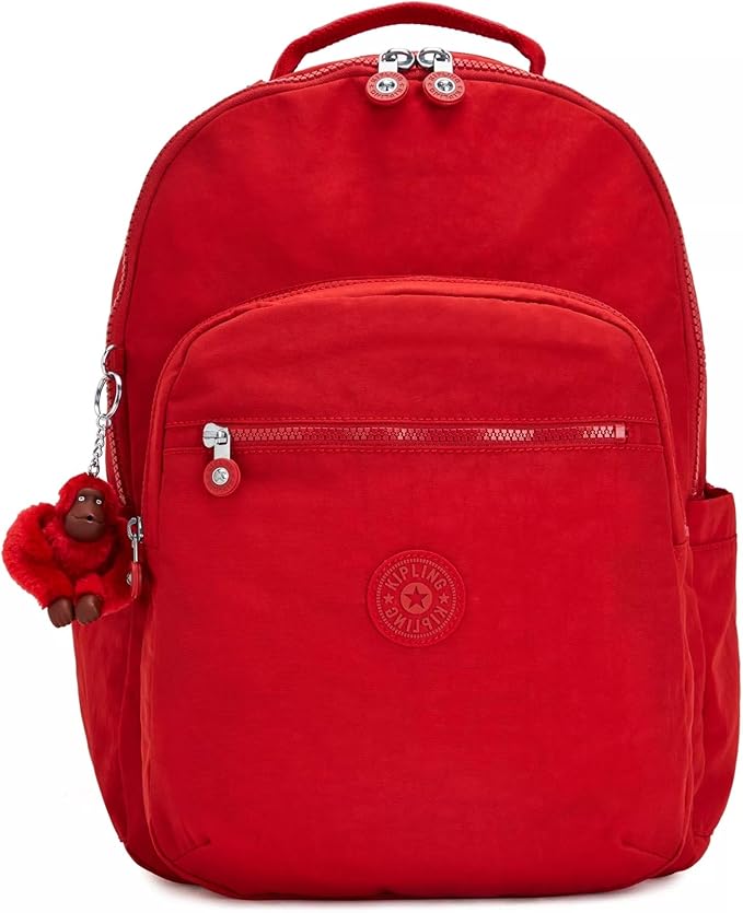 Kipling Women's Seoul 15" Laptop Backpack, Durable, Roomy with Padded Shoulder Straps, Built-In Protective Sleeve