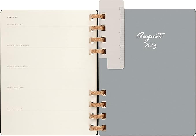 Moleskine 2024 Spiral Academic Planner, 12M, Extra Large, Black, Hard Cover (7.5 x 10)