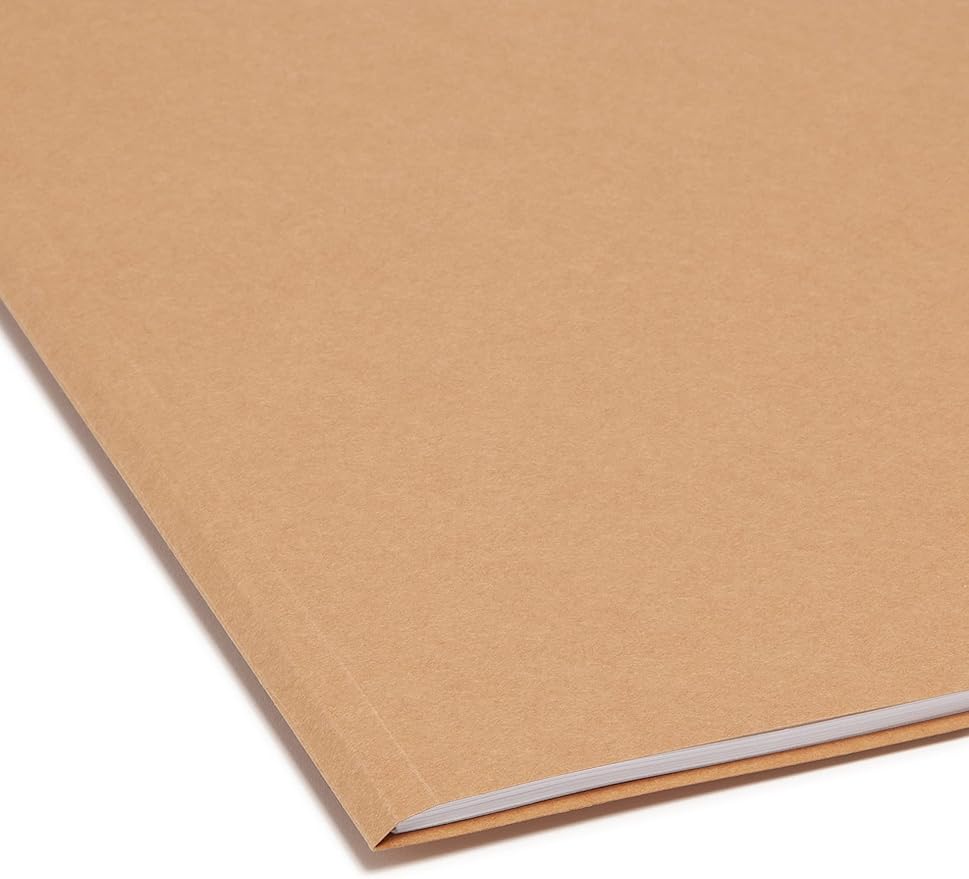 Smead File Folder, Reinforced 1/3-Cut Tab, Legal Size, Kraft, 100 per Box (15734)