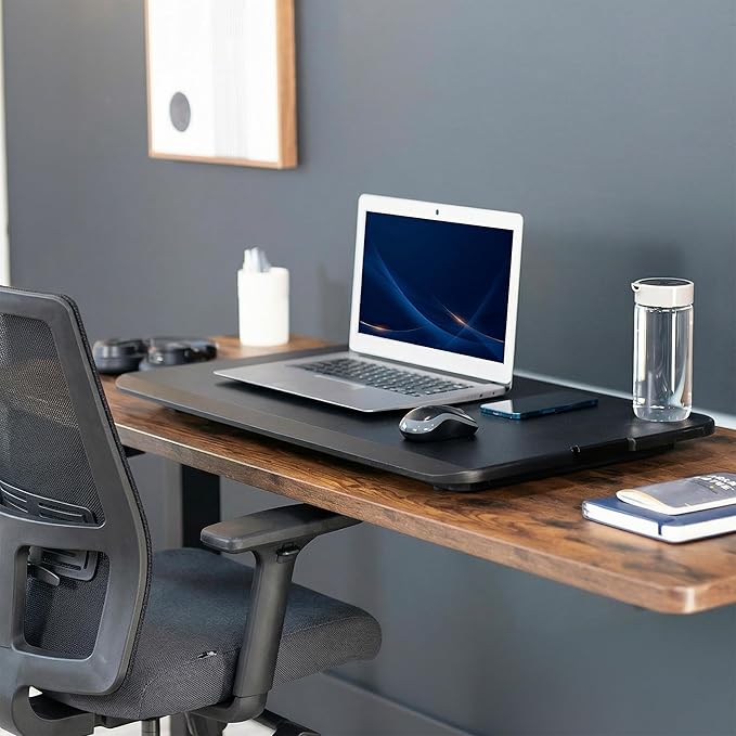VIVO Economy Single Top Height Adjustable 29 inch Standing Desk Converter, Sit Stand Tabletop Monitor and Laptop Riser Platform Workstation, DESK-V000U