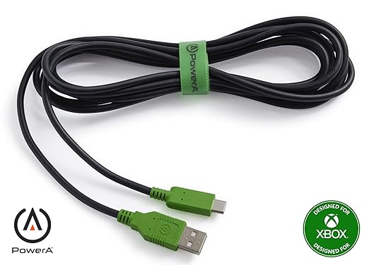 PowerA USB-C Cable for Xbox Series X|S, cable, USB, officially licensed