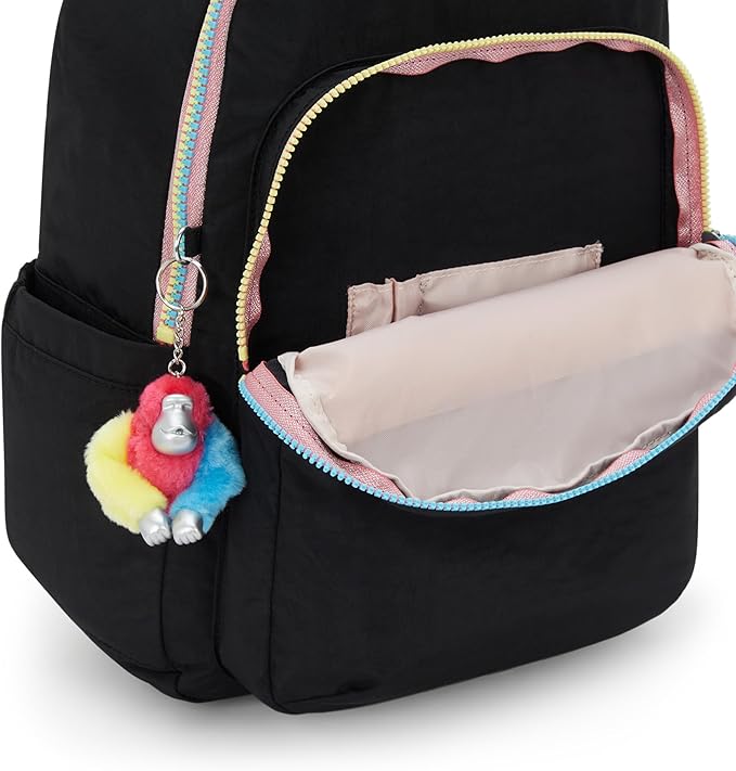 Kipling Women's Seoul Fc 15" Laptop Backpack, Durable, Roomy with Padded Shoulder Straps, Built-In Protective Sleeve