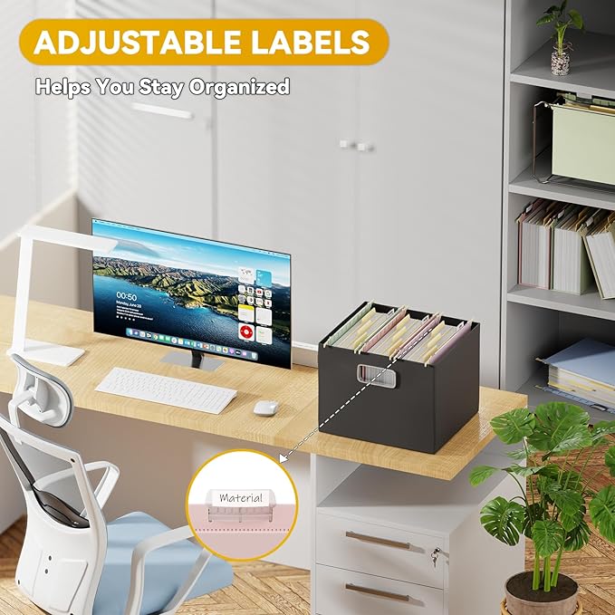 Legal Size Plastic Hanging File Folders Extra Capacity,12 Pack Sturdy Legal Hanging Folders for Filing Cabinet,Pastel Expandable Heavy Duty Hang Organizer Folder with Tabs,for Office School