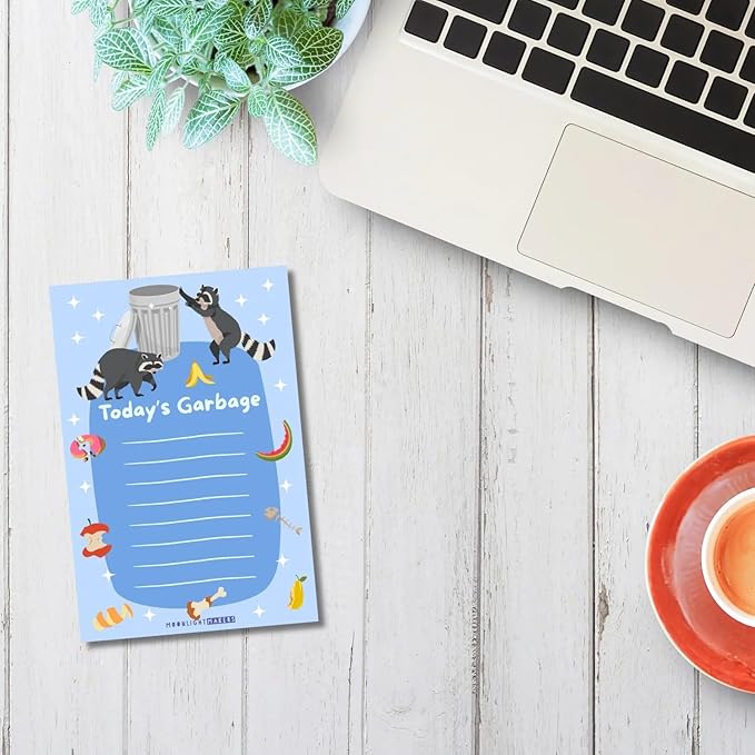 Moonlight Makers Funny Office Supplies Gift Set - Adulting Pen Set, Today's Garbage Notepad, Being An Adult Zipper Pouch - Cute Stationery Sets for Women, Funny Gifts for Friends and Coworkers