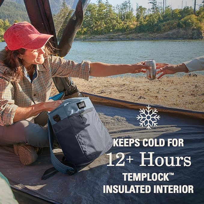 Coleman TranslatR 16-Can Leakproof Soft Cooler Backpack, Superior Ice Retention Keeps Contents Cold up to 12 Hrs, Made of Recycled Material, Great for Camping, Tailgating, Sports, Lunches & More
