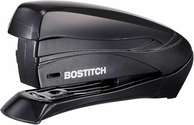 Bostitch Office Inspire 15 Sheet Stapler - One Finger, No Effort, Spring Powered Stapler - Assorted Colors, No Color Choice (1491)
