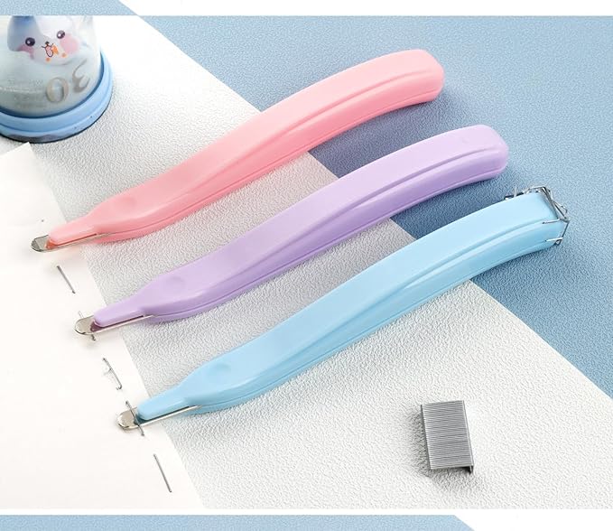 Professional Magnetic Staple Remover Puller Staple Puller Tool Staples Remover Staple Removal Tool for School Office Home (Multicolored 4)