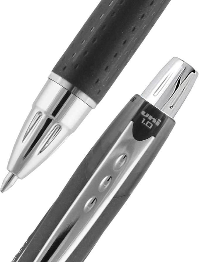uni-ball Jetstream RT Ballpoint Pens, Bold Point (1.0mm), Black, 3 Count