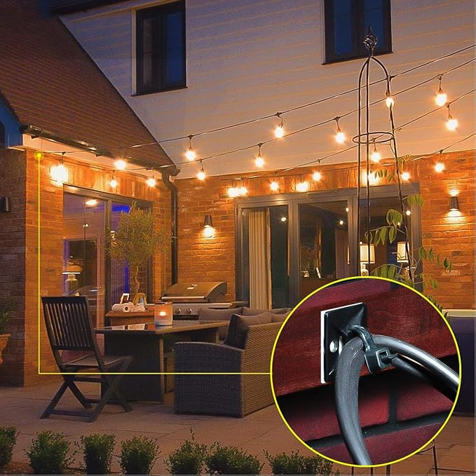 3/4" 3M Back-Glue Self Adhesive White Strong Cable Zip Tie Mounts 100pcs with 8" Ties, Screws, Outdoor Sticky Wire Fasteners Cable Clips Management Anchors Organizer Holders Squares (Pack of 2)