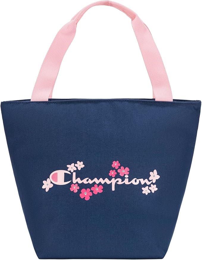 Champion Fresh Tote Lunch Kit, Navy/Pink, OS