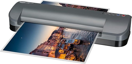 SINCHI 13-Inch Thermal Laminator & Foil Applicator, 3–10 Mil, 4-Roller, 55s Warm-Up, 18 seconds/page, Auto Shutoff, Commercial-Grade Laminating Machine with 10 Pouches for Office, School, Crafts & DIY