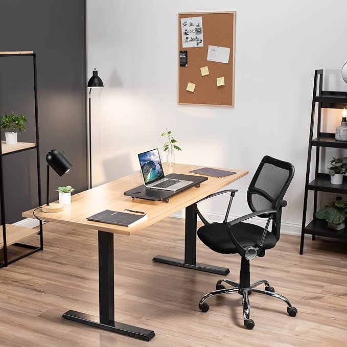 VIVO Black Small Single Top 28 inch Standing Desk Converter, Tabletop Sit to Stand Monitor Riser with Scissor Lift Height Adjustment, DESK-V011F