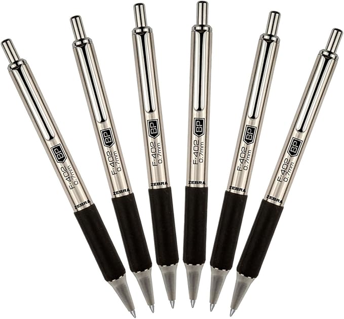 Zebra Technologies ZEB29210 - Zebra Pen F402 Retractable Ballpoint Pen
