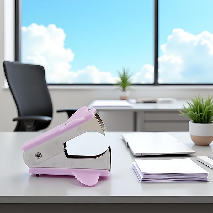 Purple Stapler Puller,Stapler Removals Remover - Staple Puller Tool with Non-Slip Grip for School,Teachers, Students,and Home Desk Staplers