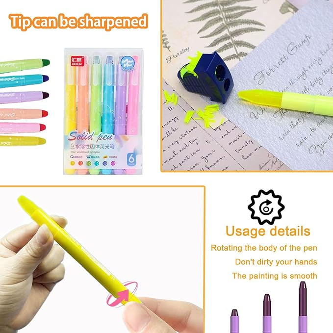 23 Pcs Aesthetic Highlighter and Erasable Pen Set, including 6 Bible Highlighters, 8 Erasable Pens, 8 Refills and 1 Eraser,No Bleed, Perfect for Bible Study Journaling Planner Notes School Supplies