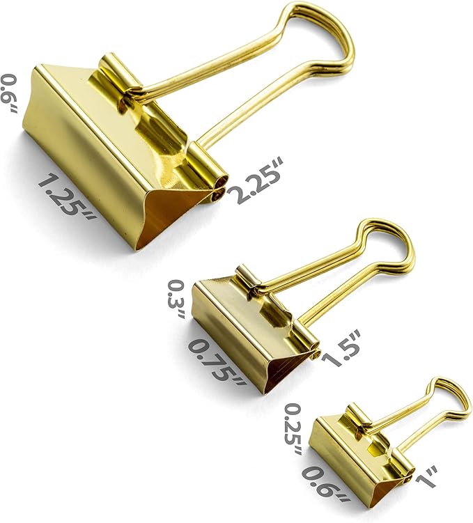 Officemate OIC Officemate Assorted Size Binder Clips (OIC31022)