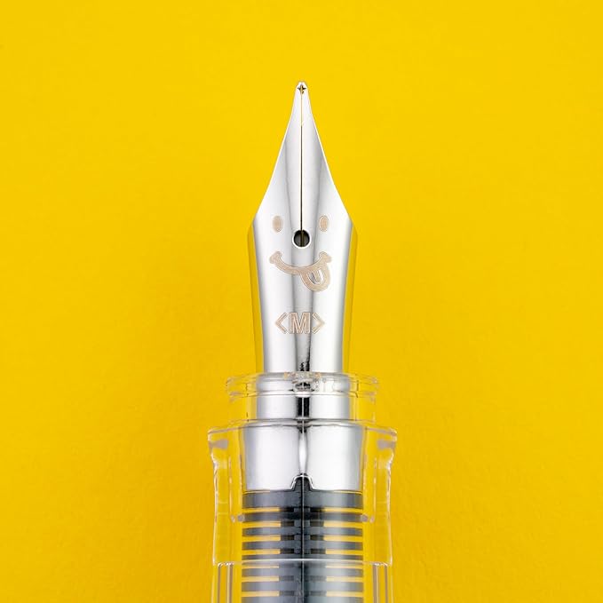 PILOT Kakuno Fountain Pen,Clear Barrel,Extra Fine Nib (10816),(Pack of 2)
