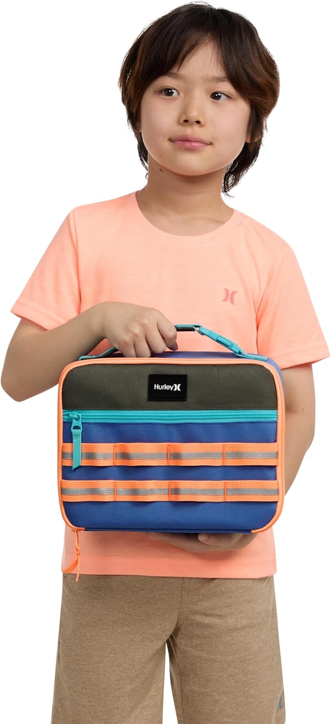 Hurley School Lunch Tote, Shoreline/Beetle