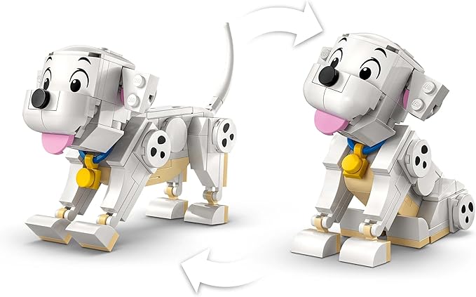 Lego 43271 Disney Lucky & Penny 101 Dalmatians Puppies Toy Birthday Present Blocks Educational Girls Boys Children 6 7 8 9 Year Old Animal Creature Mother Father