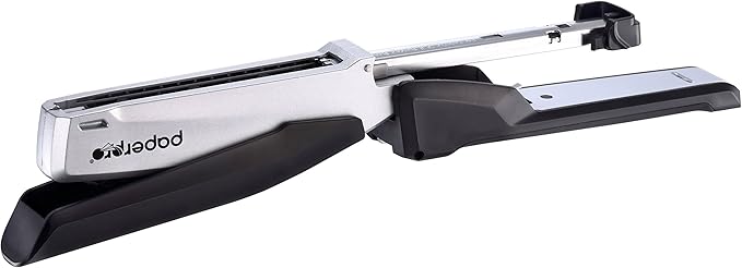 PaperPro - 1115 - inPOWER+ 28 Premium Stapler with Built-in Staple Remover, 28 Sheets, Full-Strip, Black/Silver