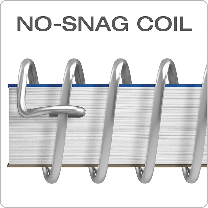 Oxford Spiral Notebook 8.5 X 11, Water Resistant Cover, 100 Sheets, College Ruled, 1 Subject - Pack of 12
