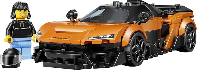 Lego 77257 Speed Champion McLaren W1 Toy Birthday Present Blocks for Boys and Girls Children 9 Years Old 10 Years Old 11 Years Old Elementary School Vehicles Car Mini Car Interior Stylish