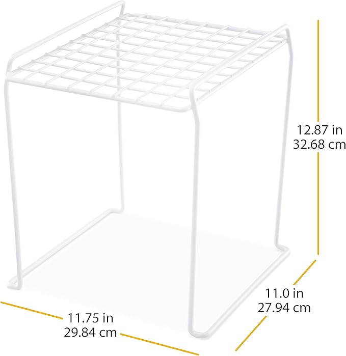 Whitmor Tall Stacking Shelf 12.88" White