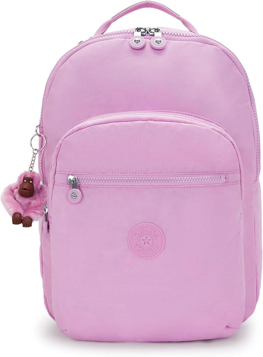 Kipling Women's Seoul 15" Laptop Backpack, Durable, Roomy with Padded Shoulder Straps, Built-In Protective Sleeve
