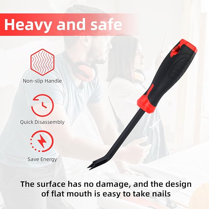 Staple Remover Staple Puller, Heavy Duty Stapler Remover Upholstery Staple Remover Tool, Nail Puller Remover Tool for Carpet,Wood,Floor, Furniture, Construction