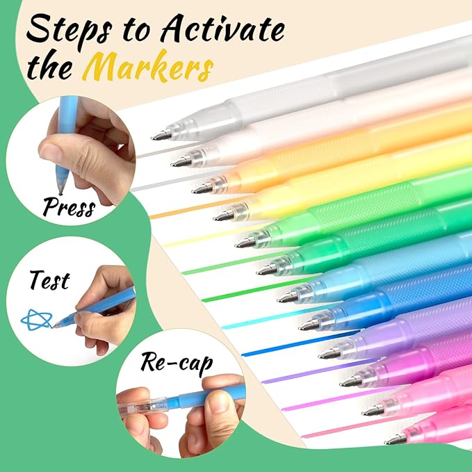 Colorful Pens, 12 Pcs Colored Pens Fine Point Smooth Writing Pen, 1.0 mm Colored Ink Gel Pen for Journaling Note Taking Writing, Acrylic Gel Pens for Coloring (12 Pcs Color)