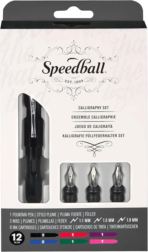 Speedball Art Products 002903 Calligraphy Fountain Pen Set