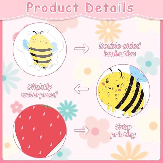 Hello Spring Bulletin Board Decorations Set Strawberry Cutouts Flowers Bulletin Board Decorations Floral Theme Blackboard Borders Flowers Cutouts for School Classroom Wall Decor