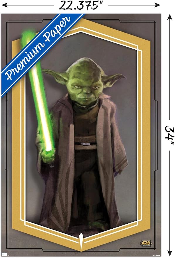 Trends International Star Wars: The High Republic - Yoda Wall Poster, 22.375" x 34", Premium Unframed Version